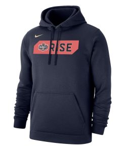 Alternative view of Washington Mystics Nike Rebel Edition Club Fleece Pullover Hoodie – Navy