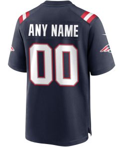 Alternative view of Nike New England Patriots Custom Game Jersey – Navy