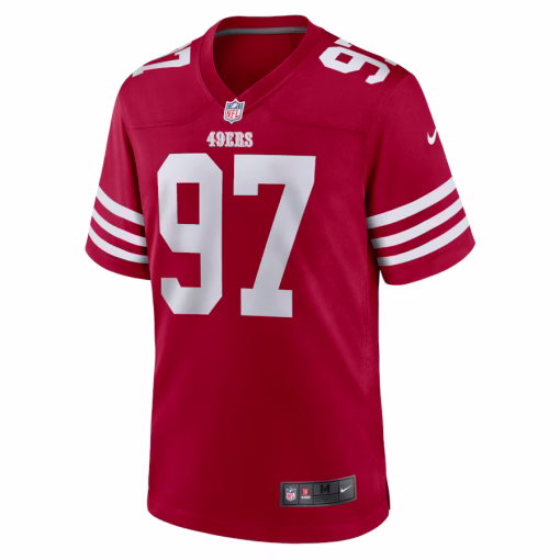 Nick Bosa San Francisco 49ers Nike Player Game Jersey – Scarlet - Image 2