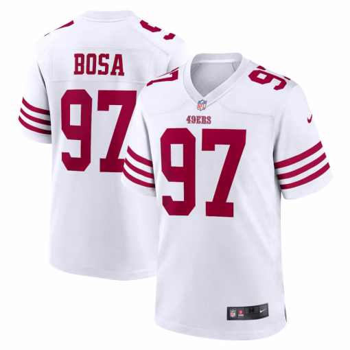 Nick Bosa San Francisco 49ers Nike Player Game Jersey – White