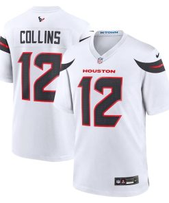 Nico Collins Houston Texans Nike Game Jersey – White