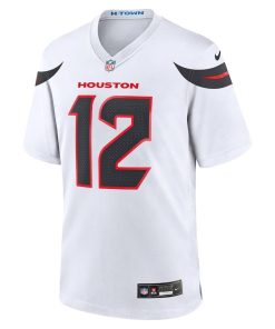 Alternative view of Nico Collins Houston Texans Nike Game Jersey – White