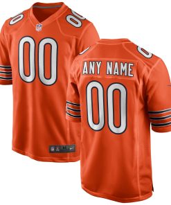 Chicago Bears Nike Alternate Custom Game Jersey – Orange