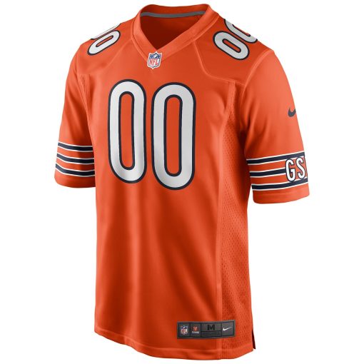 Chicago Bears Nike Alternate Custom Game Jersey – Orange - Image 2