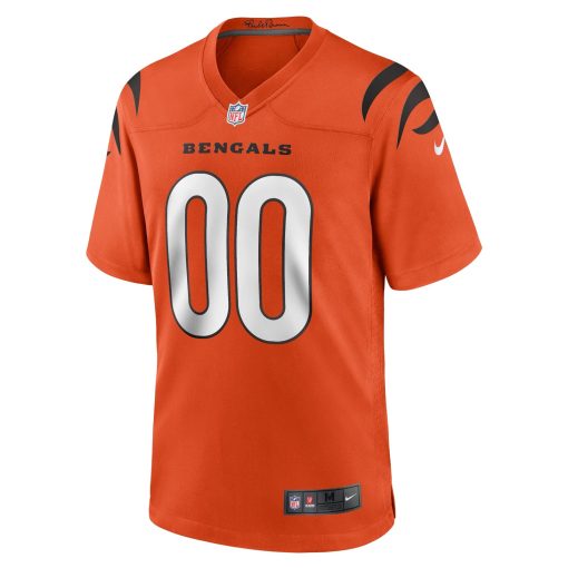 Cincinnati Bengals Nike Alternate Game Custom Jersey – Orange - Image 2