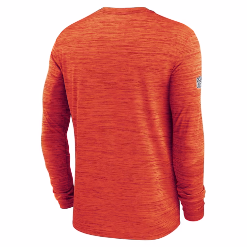 Denver Broncos Nike 2024 Sideline Velocity Performance Long Sleeve T-Shirt – Orange - Image 3