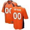Denver Broncos Nike Custom Game Jersey – Orange