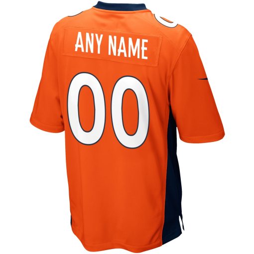 Denver Broncos Nike Custom Game Jersey – Orange - Image 3