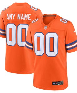 Denver Broncos Nike Mile High Collection 1977 Throwback Custom Game Jersey – Orange