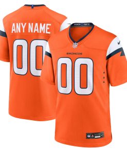 Denver Broncos Nike Mile High Collection Custom Game Jersey – Orange