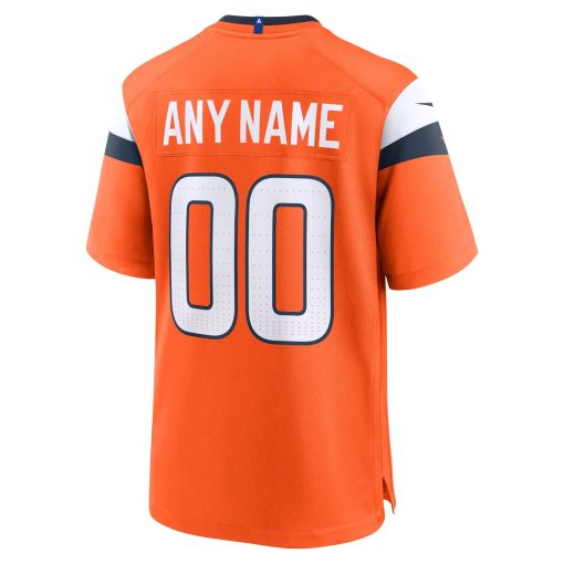 Denver Broncos Nike Mile High Collection Custom Game Jersey – Orange - Image 3