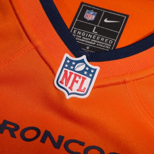 Denver Broncos Nike Mile High Collection Custom Game Jersey – Orange - Image 4