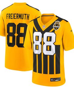 Pat Freiermuth Pittsburgh Steelers Nike Alternate 1933 Throwback Game Jersey – Gold