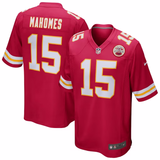 Men’s Kansas City Chiefs Patrick Mahomes Nike Red Game Jersey