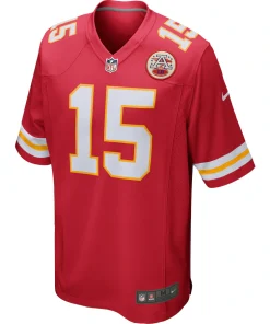 Alternative view of Men’s Kansas City Chiefs Patrick Mahomes Nike Red Game Jersey