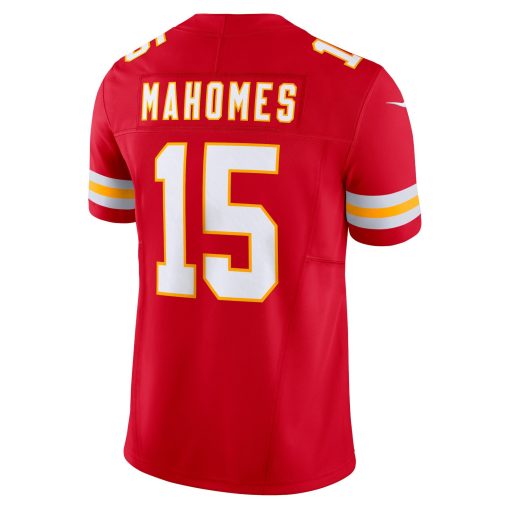 Patrick Mahomes Kansas City Chiefs Nike Vapor F.U.S.E. Limited Jersey – Red - Image 3