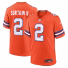 Patrick Surtain II Denver Broncos Nike Mile High Collection 1977 Throwback Player Game Jersey – Orange