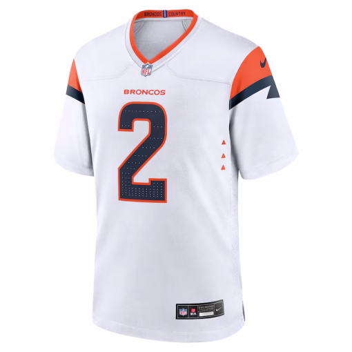 Patrick Surtain II Denver Broncos Nike Mile High Collection Game Jersey – White - Image 2