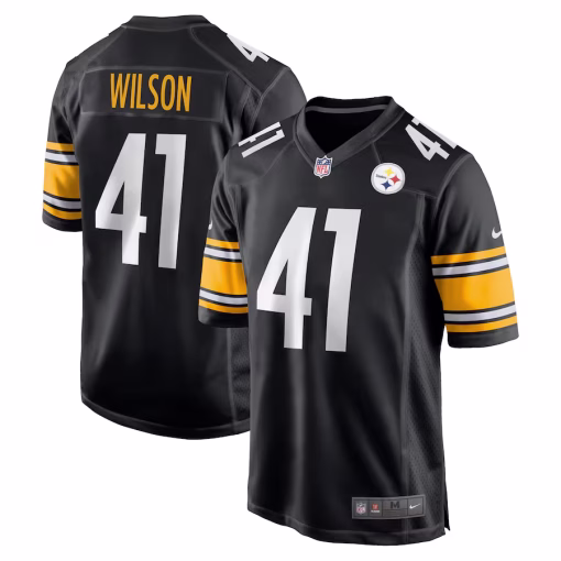 Men’s Pittsburgh Steelers Payton Wilson Nike Black Game Jersey