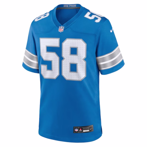 Penei Sewell Detroit Lions Nike Game Jersey – Blue - Image 2