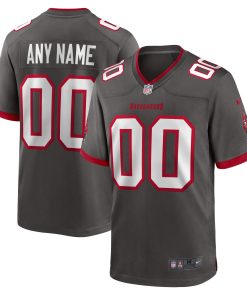 Tampa Bay Buccaneers Nike Alternate Custom Game Jersey – Pewter