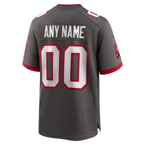 Tampa Bay Buccaneers Nike Alternate Custom Game Jersey – Pewter - Image 3
