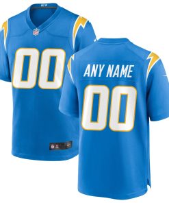 Los Angeles Chargers Nike Custom Game Jersey – Powder Blue