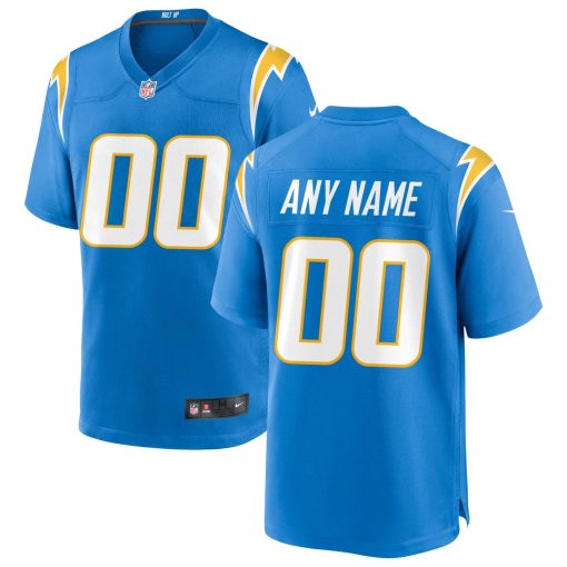 Los Angeles Chargers Nike Custom Game Jersey – Powder Blue