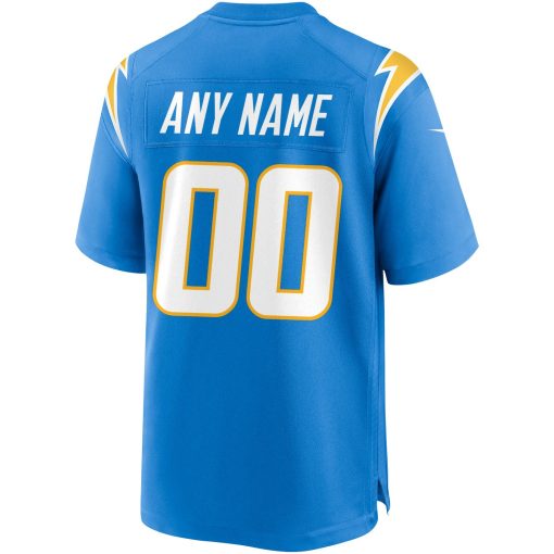 Los Angeles Chargers Nike Custom Game Jersey – Powder Blue - Image 3