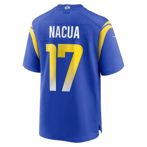 Puka Nacua Los Angeles Rams Nike Home Game Jersey – Royal - Image 3