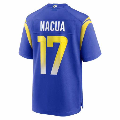 Puka Nacua Los Angeles Rams Nike Home Game Jersey – Royal - Image 3
