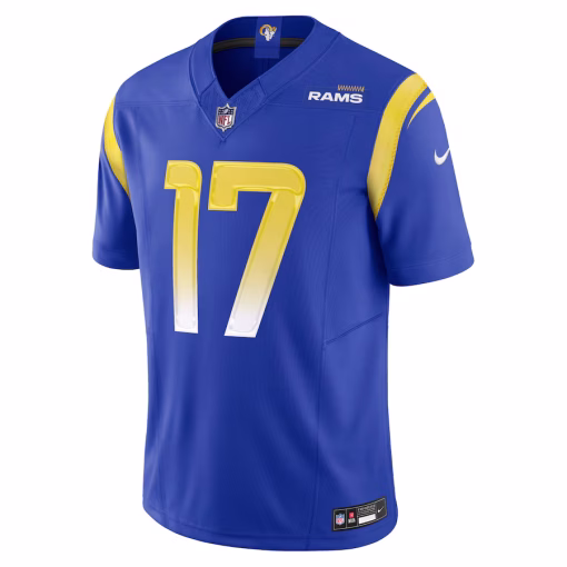Puka Nacua Los Angeles Rams Nike Vapor F.U.S.E. Limited Jersey – Royal - Image 2