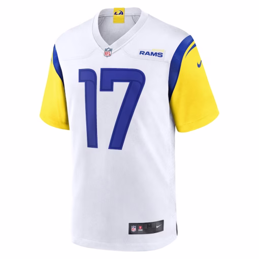Puka Nacua Los Angeles Rams Nike Game Jersey – White - Image 2