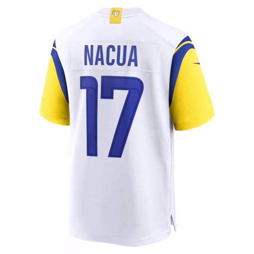 Puka Nacua Los Angeles Rams Nike Game Jersey – White - Image 3
