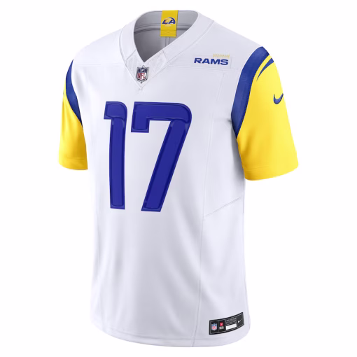 Puka Nacua Los Angeles Rams Nike Vapor F.U.S.E. Limited Jersey – White - Image 2