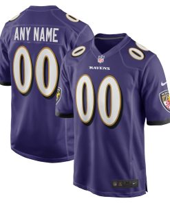 Baltimore Ravens Nike Custom Game Jersey – Purple