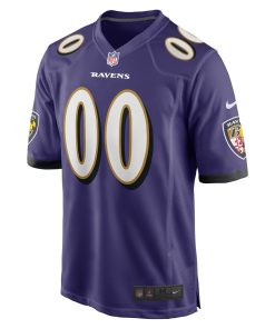 Alternative view of Baltimore Ravens Nike Custom Game Jersey – Purple