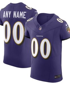 Baltimore Ravens Nike Vapor F.U.S.E. Elite Custom Jersey – Purple