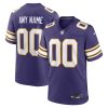 Minnesota Vikings Nike Classic Custom Game Jersey – Purple