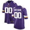 Minnesota Vikings Nike Custom Game Jersey – Purple