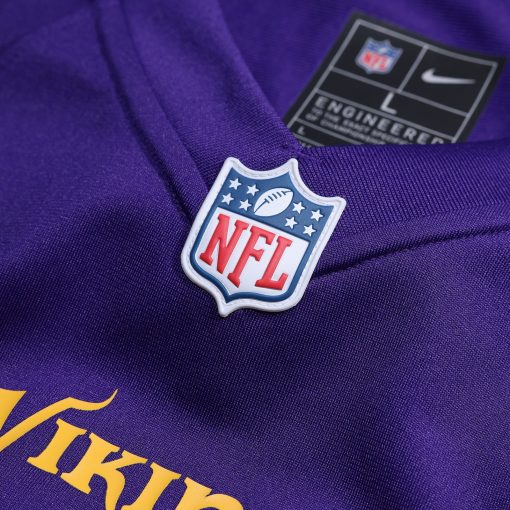 Minnesota Vikings Nike Custom Game Jersey – Purple - Image 4