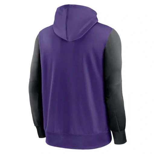 Minnesota Vikings Nike Performance Full-Zip Hoodie – Purple - Image 3