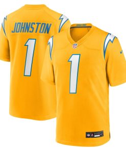 Quentin Johnston Los Angeles Chargers Nike Alternate Charger Power Game Player Jersey – Gold