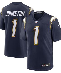 Quentin Johnston Los Angeles Chargers Nike Alternate Super Chargers Game Player Jersey – Navy