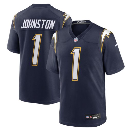 Quentin Johnston Los Angeles Chargers Nike Alternate Super Chargers Game Player Jersey – Navy