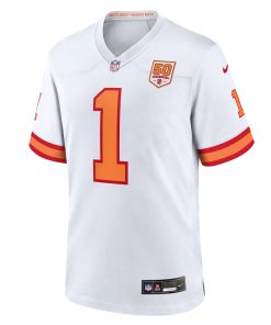 Alternative view of Rachaad White ’76 Tampa Bay Buccaneers Nike 50th Season Game Jersey – White