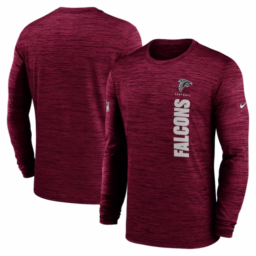Atlanta Falcons Nike 2024 Sideline Velocity Performance Long Sleeve T-Shirt – Red