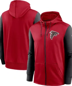 Atlanta Falcons Nike Performance Full-Zip Hoodie – Red