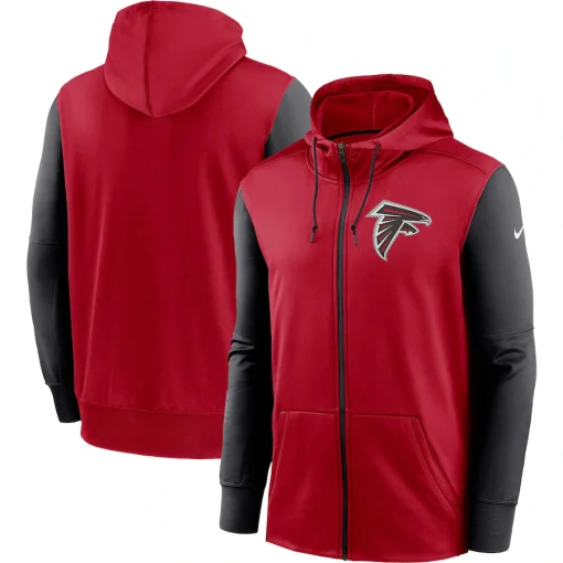 Atlanta Falcons Nike Performance Full-Zip Hoodie – Red