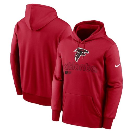 Atlanta Falcons Nike Performance Pullover Hoodie – Red